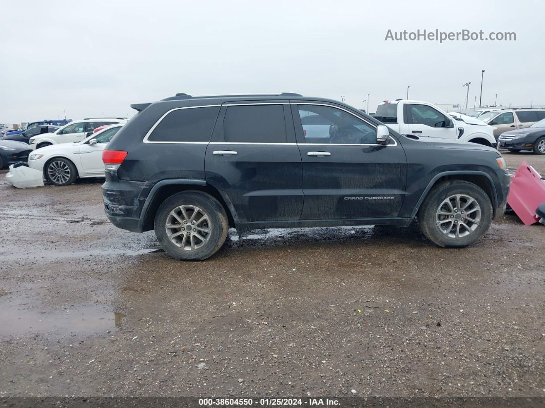 2015 Jeep Grand Cherokee Limited Black vin: 1C4RJEBG2FC792526