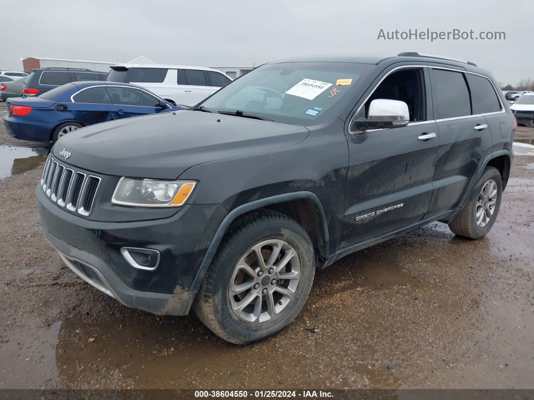 2015 Jeep Grand Cherokee Limited Black vin: 1C4RJEBG2FC792526