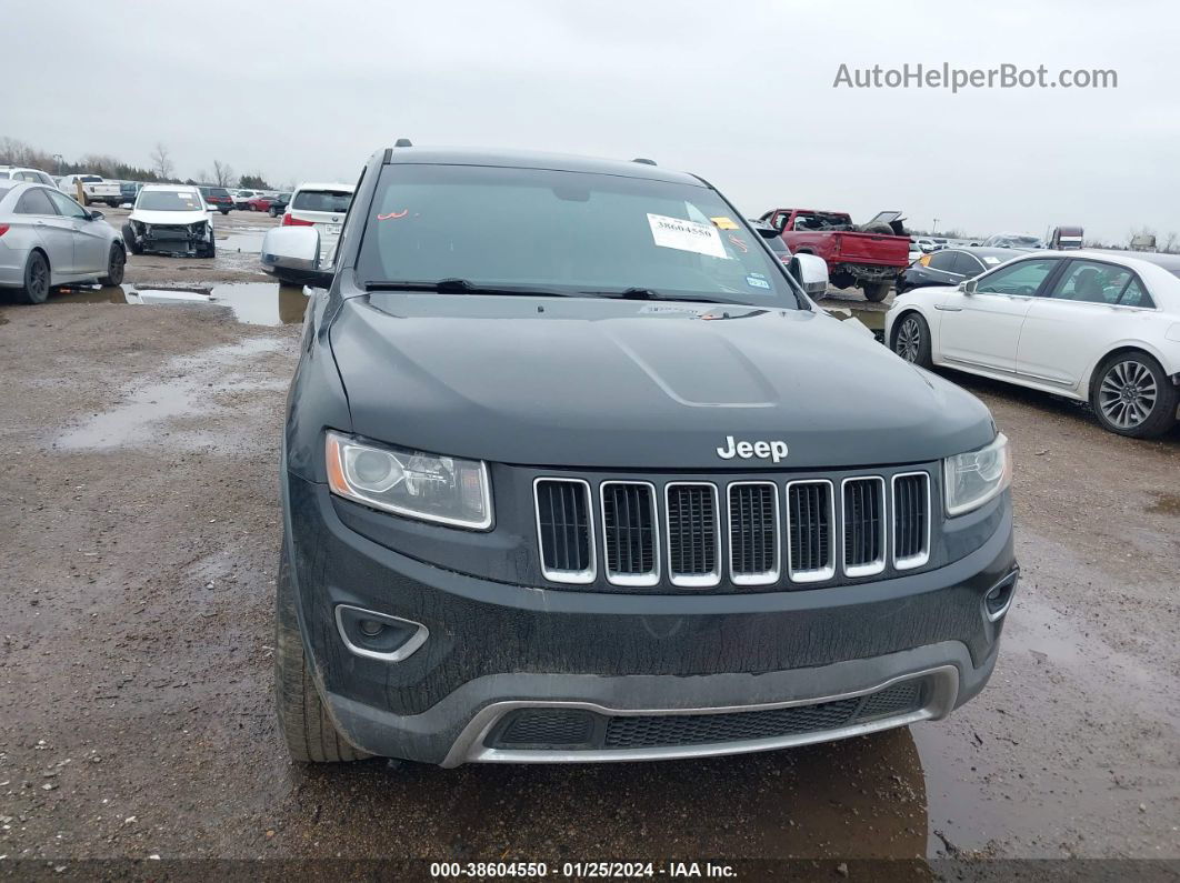 2015 Jeep Grand Cherokee Limited Black vin: 1C4RJEBG2FC792526