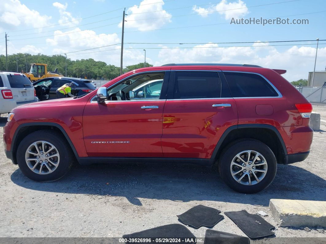 2015 Jeep Grand Cherokee Limited Red vin: 1C4RJEBG2FC952520