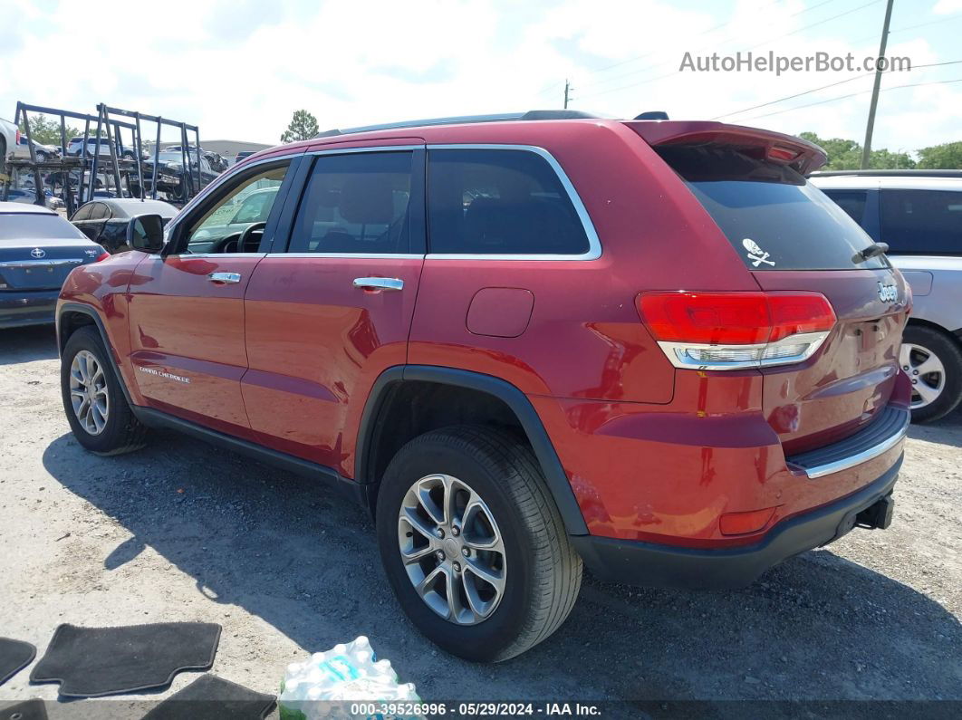 2015 Jeep Grand Cherokee Limited Red vin: 1C4RJEBG2FC952520