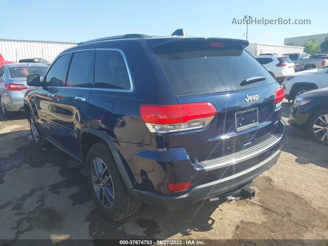 2017 Jeep Grand Cherokee Limited Blue vin: 1C4RJEBG2HC626798