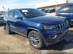 2017 Jeep Grand Cherokee Limited Blue vin: 1C4RJEBG2HC626798