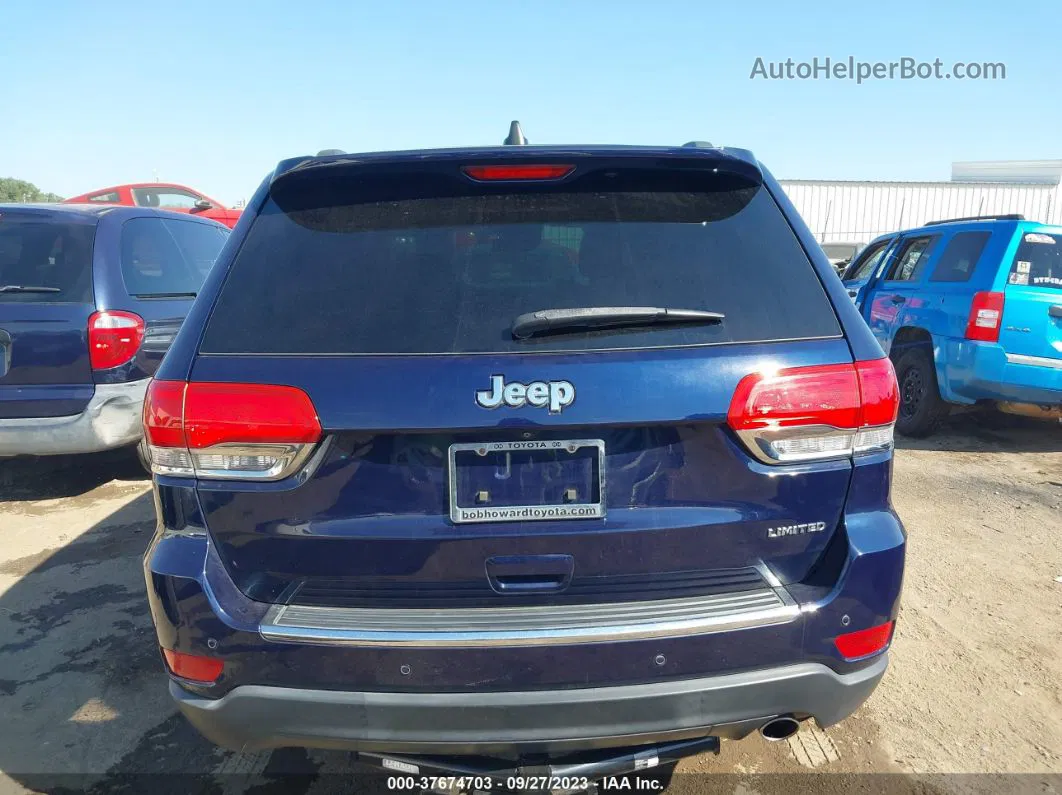 2017 Jeep Grand Cherokee Limited Blue vin: 1C4RJEBG2HC626798