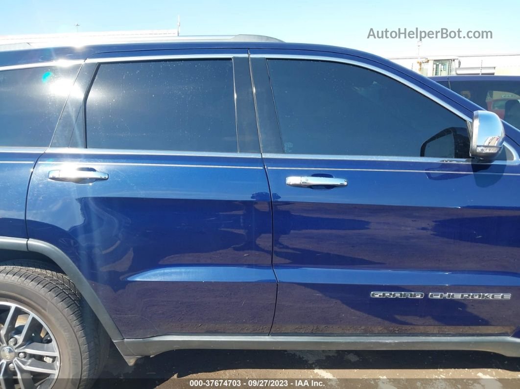 2017 Jeep Grand Cherokee Limited Blue vin: 1C4RJEBG2HC626798