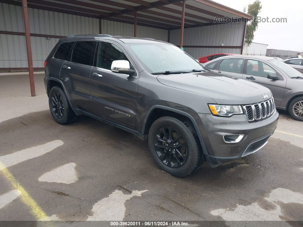 2017 Jeep Grand Cherokee Limited 4x2 Gray vin: 1C4RJEBG2HC888286