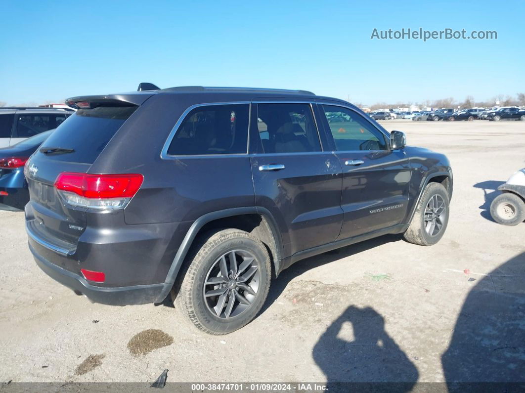 2017 Jeep Grand Cherokee Limited 4x2 Серый vin: 1C4RJEBG2HC888451