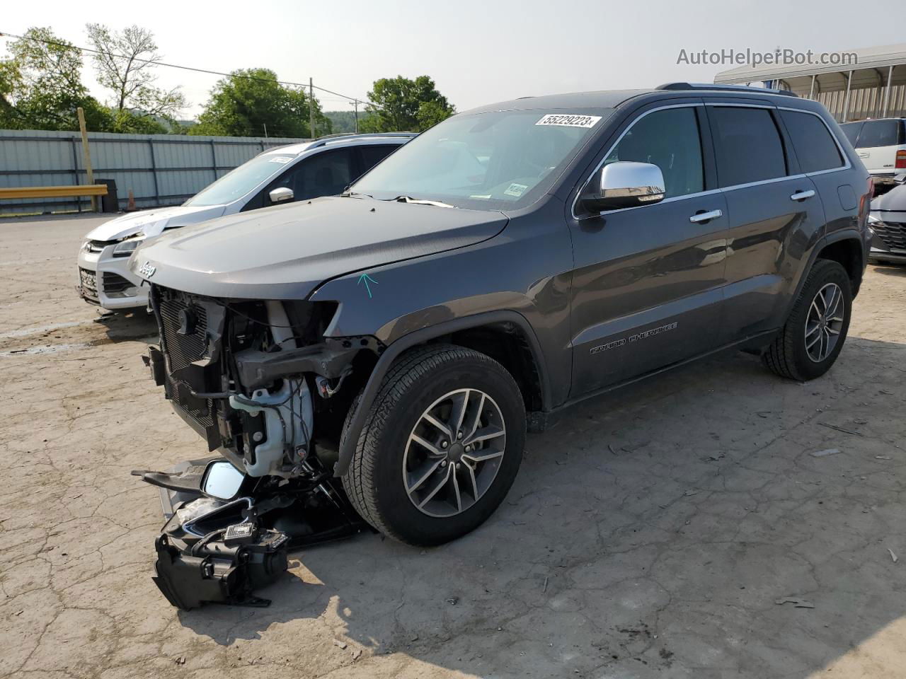 2019 Jeep Grand Cherokee Limited Gray vin: 1C4RJEBG2KC715326