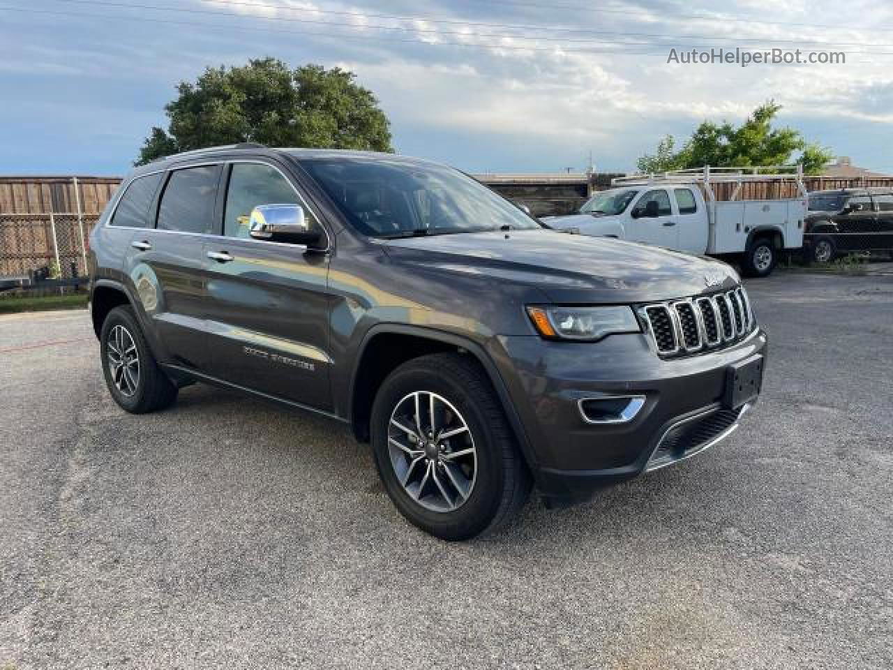 2019 Jeep Grand Cherokee Limited Gray vin: 1C4RJEBG2KC715830