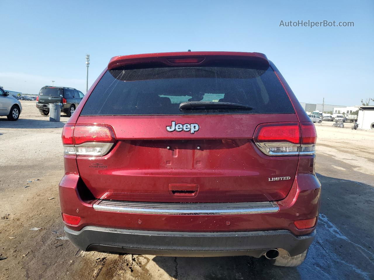 2021 Jeep Grand Cherokee Limited Red vin: 1C4RJEBG2MC712493