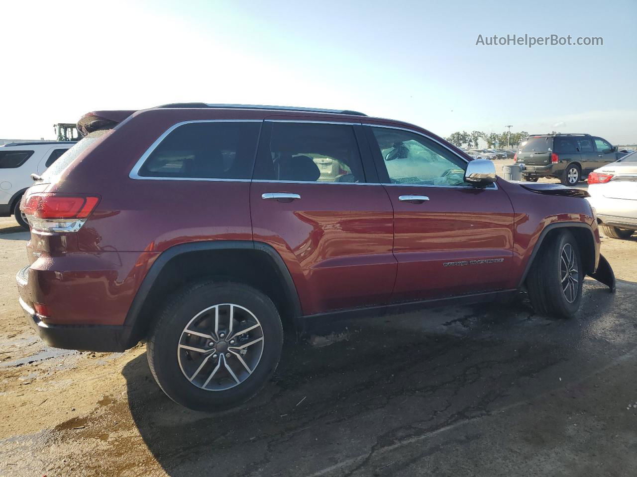 2021 Jeep Grand Cherokee Limited Red vin: 1C4RJEBG2MC712493