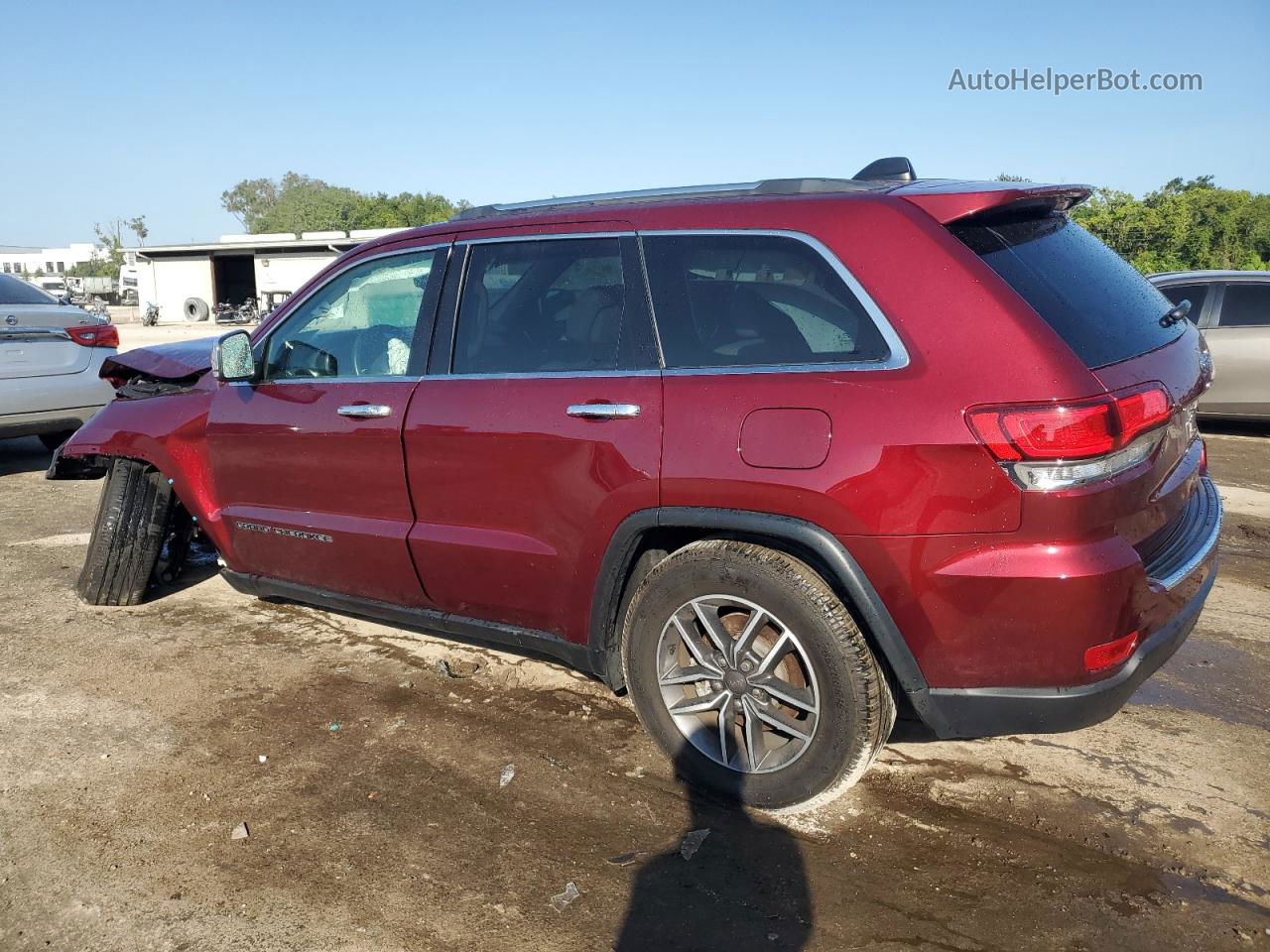 2021 Jeep Grand Cherokee Limited Red vin: 1C4RJEBG2MC712493