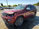 2021 Jeep Grand Cherokee Limited Red vin: 1C4RJEBG2MC712493