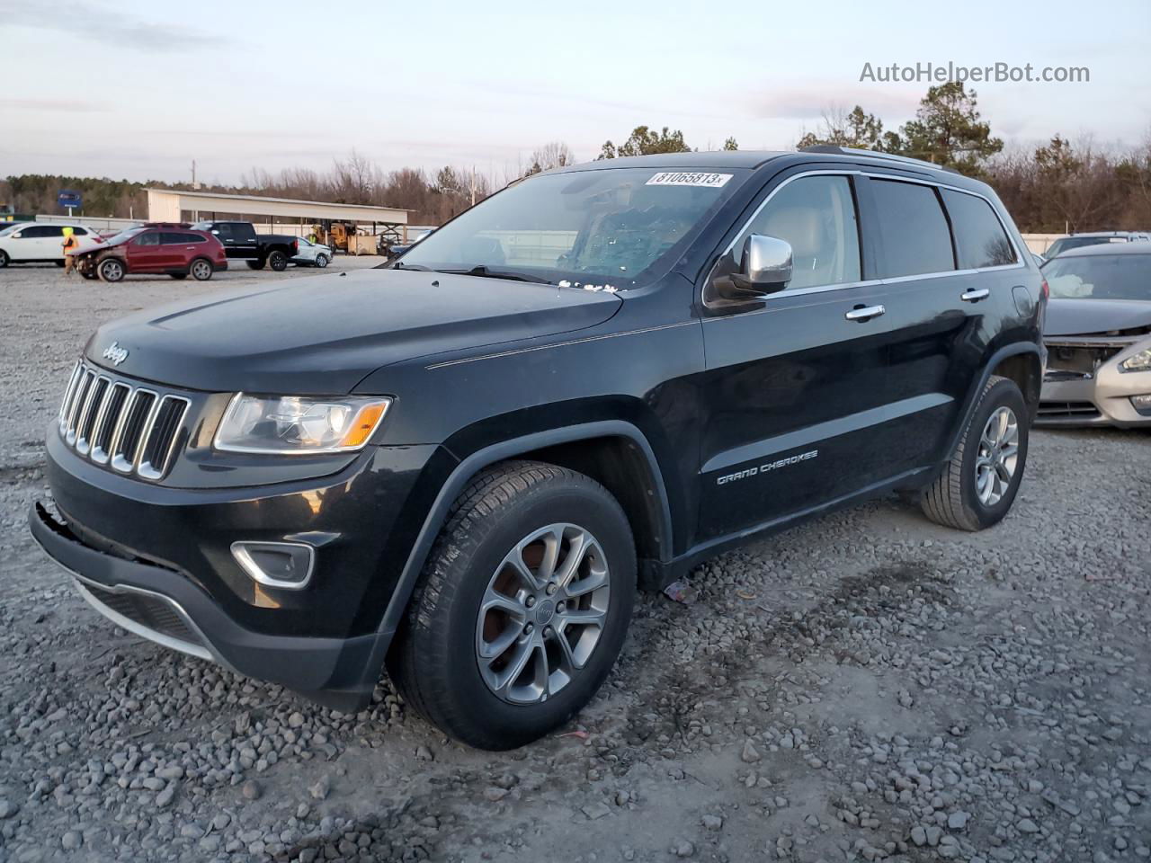 2014 Jeep Grand Cherokee Limited Черный vin: 1C4RJEBG3EC133997