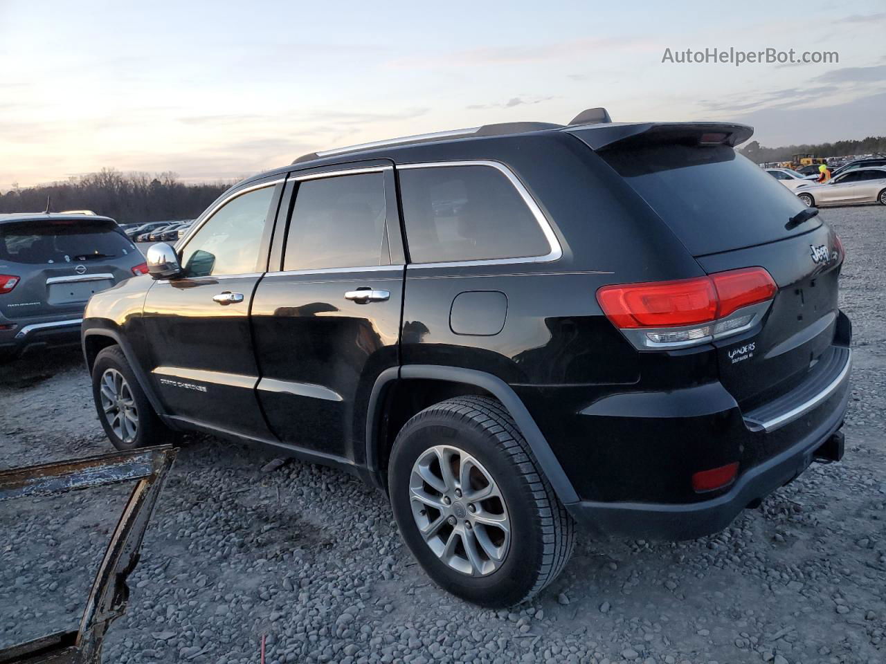 2014 Jeep Grand Cherokee Limited Черный vin: 1C4RJEBG3EC133997