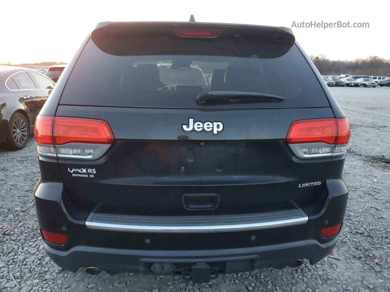 2014 Jeep Grand Cherokee Limited Black vin: 1C4RJEBG3EC133997