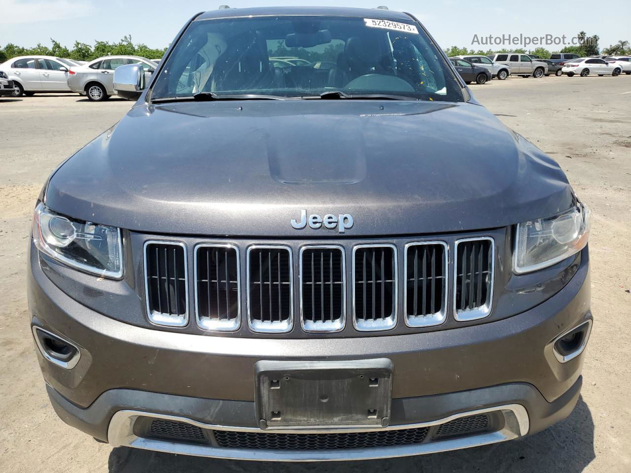 2014 Jeep Grand Cherokee Limited Gray vin: 1C4RJEBG3EC136639