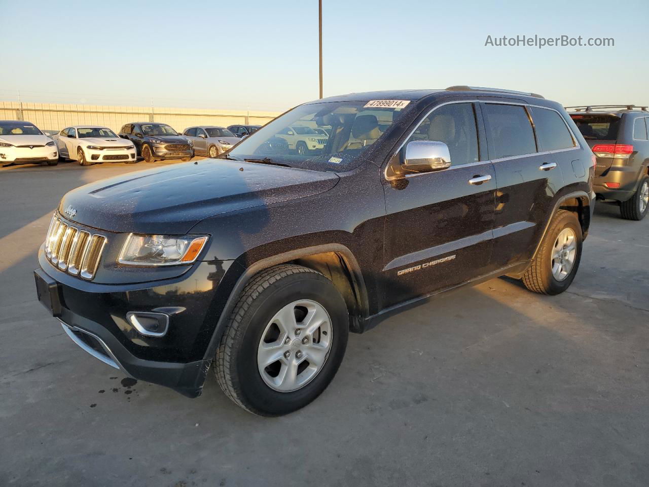 2014 Jeep Grand Cherokee Limited Black vin: 1C4RJEBG3EC234795