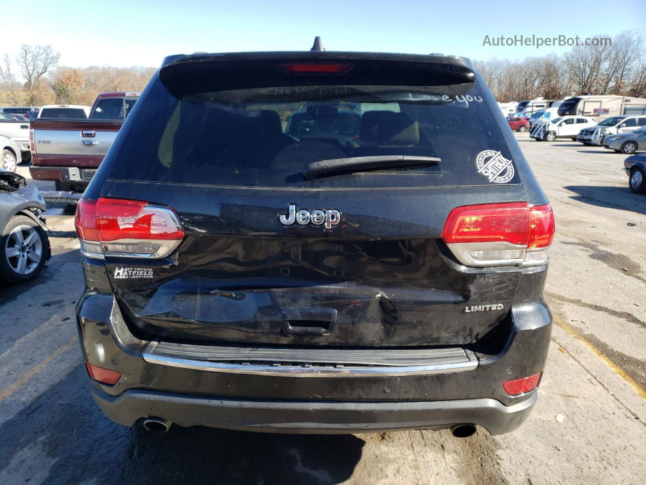 2014 Jeep Grand Cherokee Limited Черный vin: 1C4RJEBG3EC573881