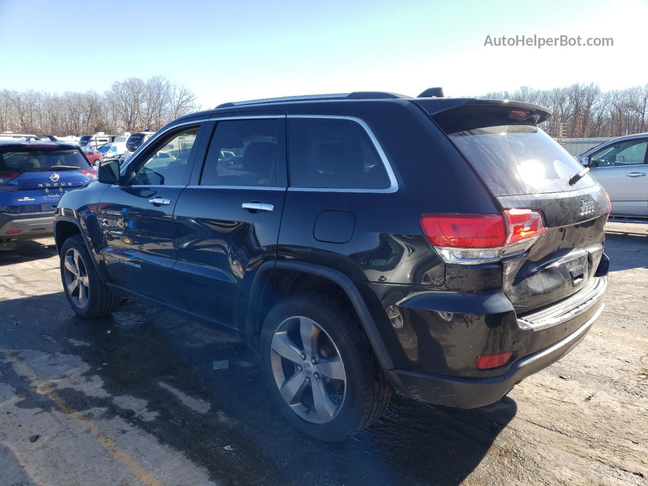 2014 Jeep Grand Cherokee Limited Black vin: 1C4RJEBG3EC573881