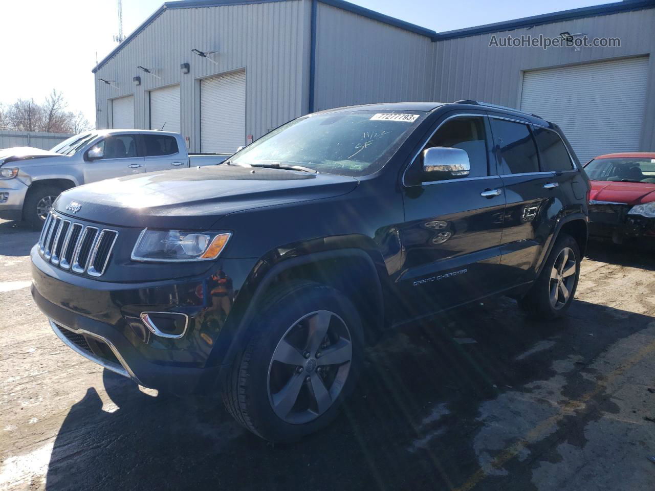 2014 Jeep Grand Cherokee Limited Черный vin: 1C4RJEBG3EC573881