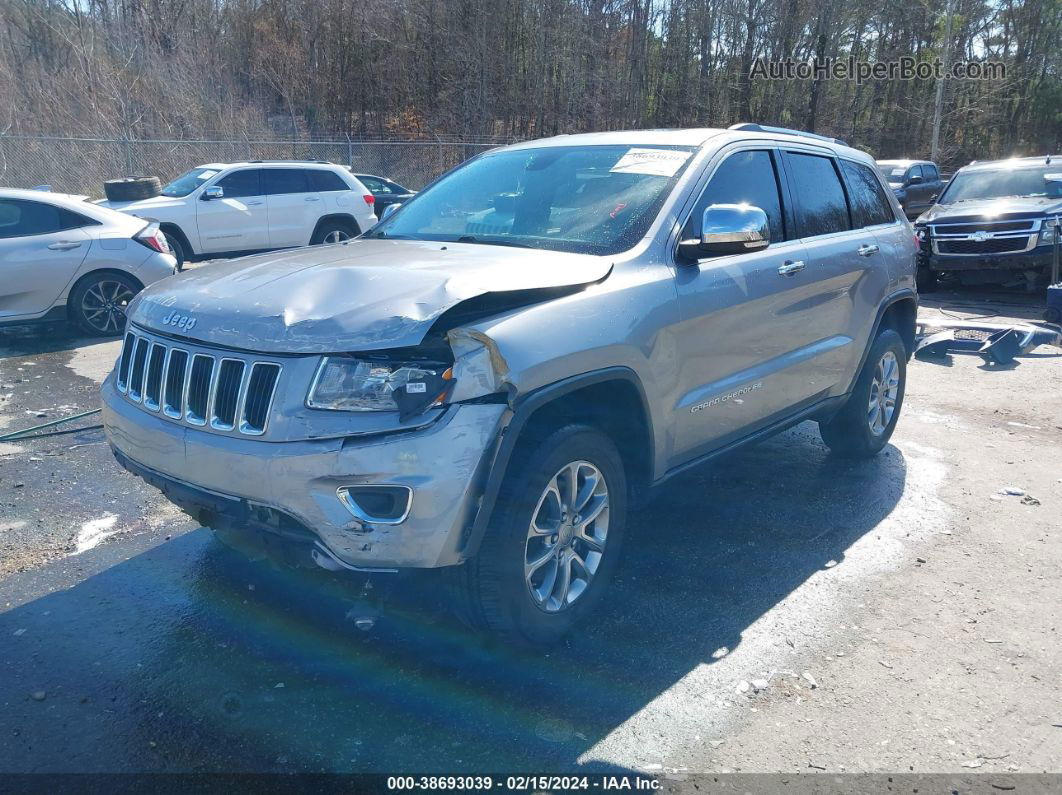 2015 Jeep Grand Cherokee Limited Серый vin: 1C4RJEBG3FC109040