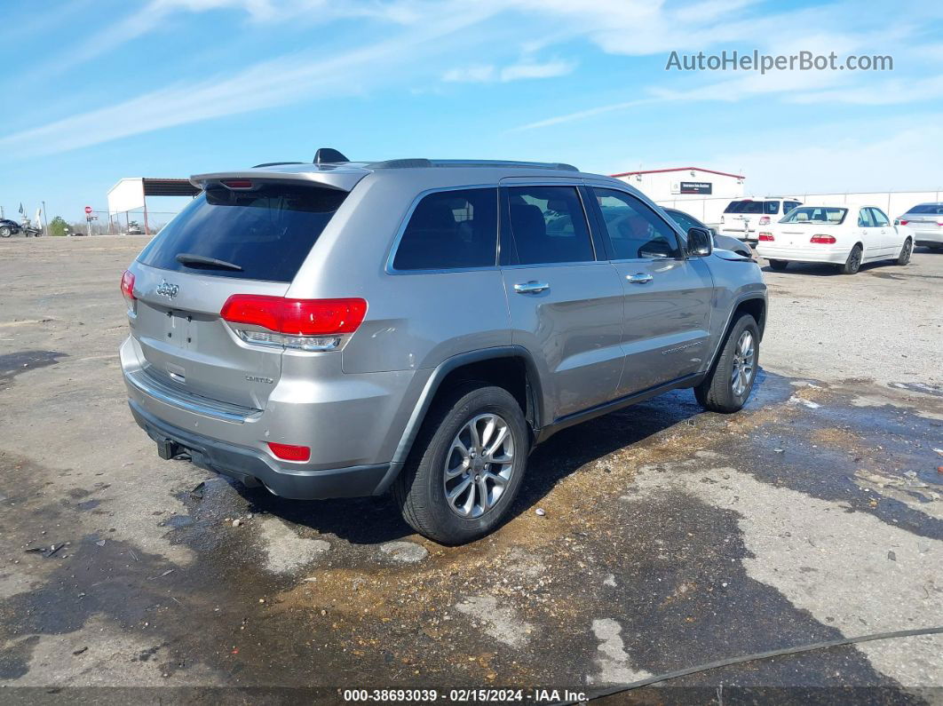 2015 Jeep Grand Cherokee Limited Gray vin: 1C4RJEBG3FC109040