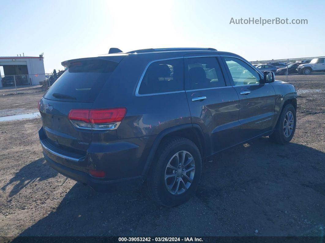 2015 Jeep Grand Cherokee Limited Черный vin: 1C4RJEBG3FC693942