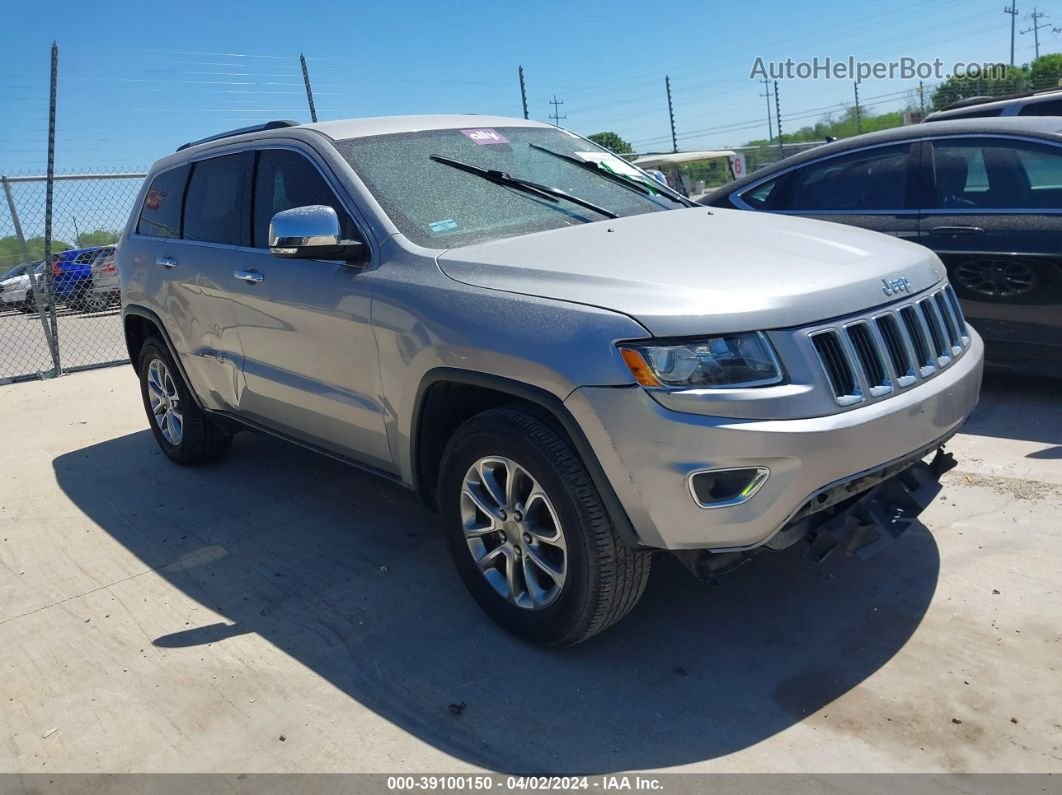 2015 Jeep Grand Cherokee Limited Silver vin: 1C4RJEBG3FC792471