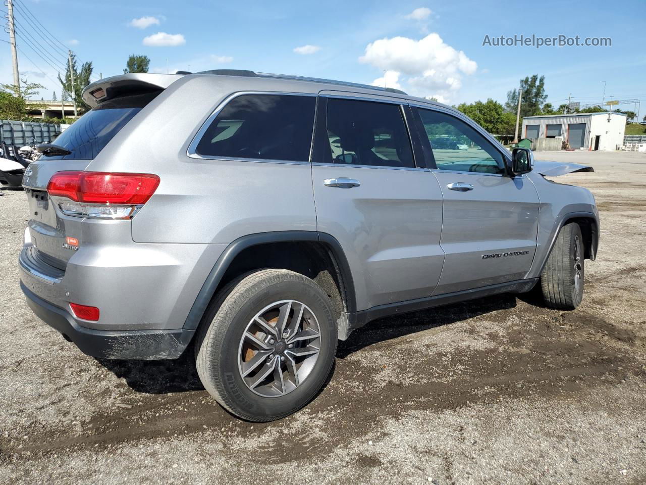 2019 Jeep Grand Cherokee Limited Silver vin: 1C4RJEBG3KC615963