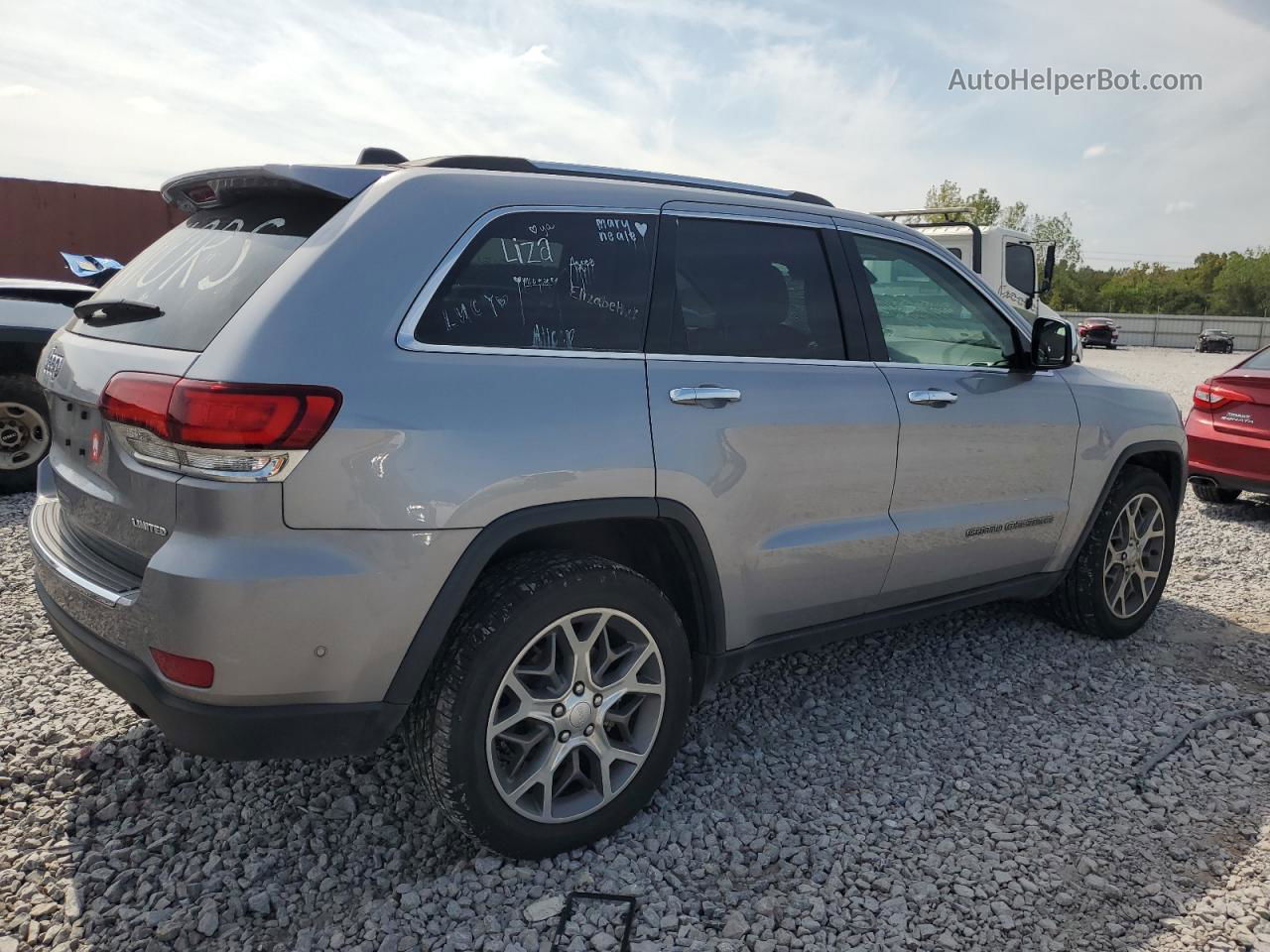 2021 Jeep Grand Cherokee Limited Серебряный vin: 1C4RJEBG3MC540295