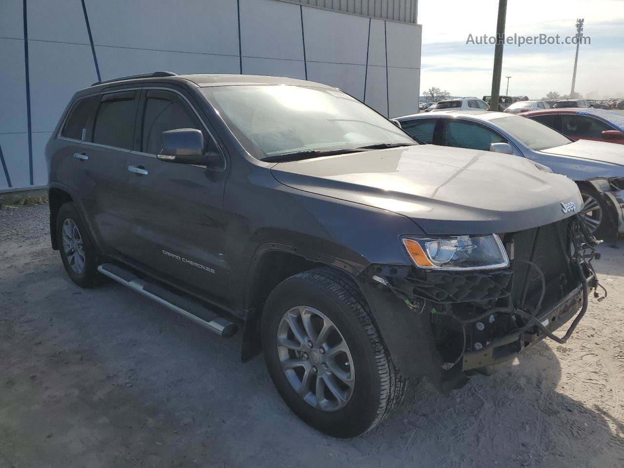 2014 Jeep Grand Cherokee Limited Gray vin: 1C4RJEBG4EC536435