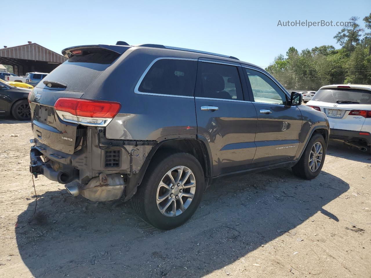 2014 Jeep Grand Cherokee Limited Charcoal vin: 1C4RJEBG4EC536662