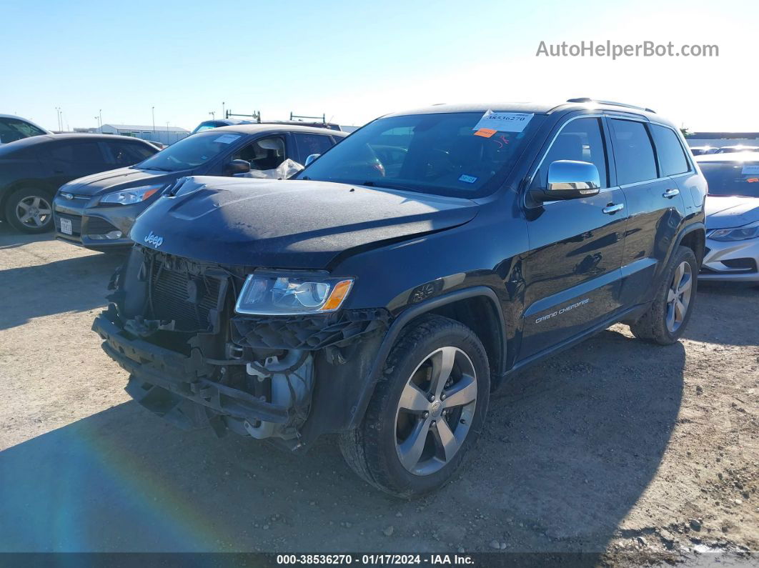 2015 Jeep Grand Cherokee Limited Black vin: 1C4RJEBG4FC175418