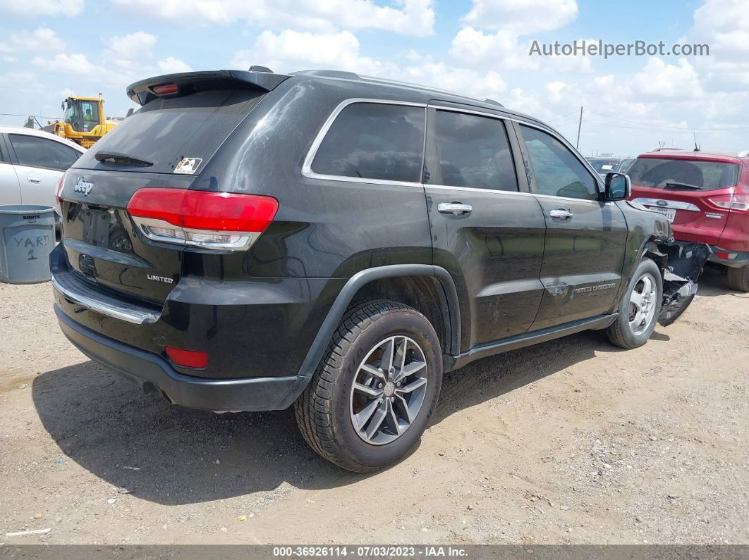 2017 Jeep Grand Cherokee Limited Black vin: 1C4RJEBG4HC850039