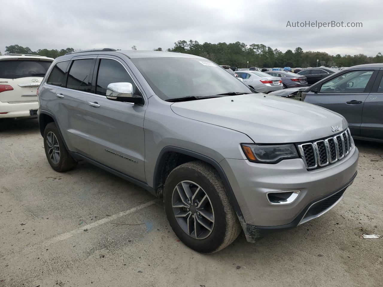 2019 Jeep Grand Cherokee Limited Gray vin: 1C4RJEBG4KC715845