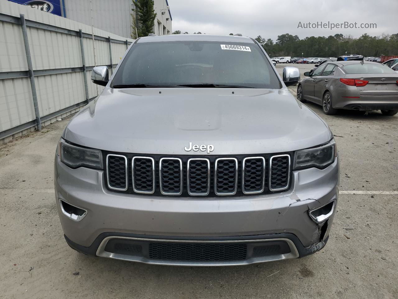 2019 Jeep Grand Cherokee Limited Gray vin: 1C4RJEBG4KC715845