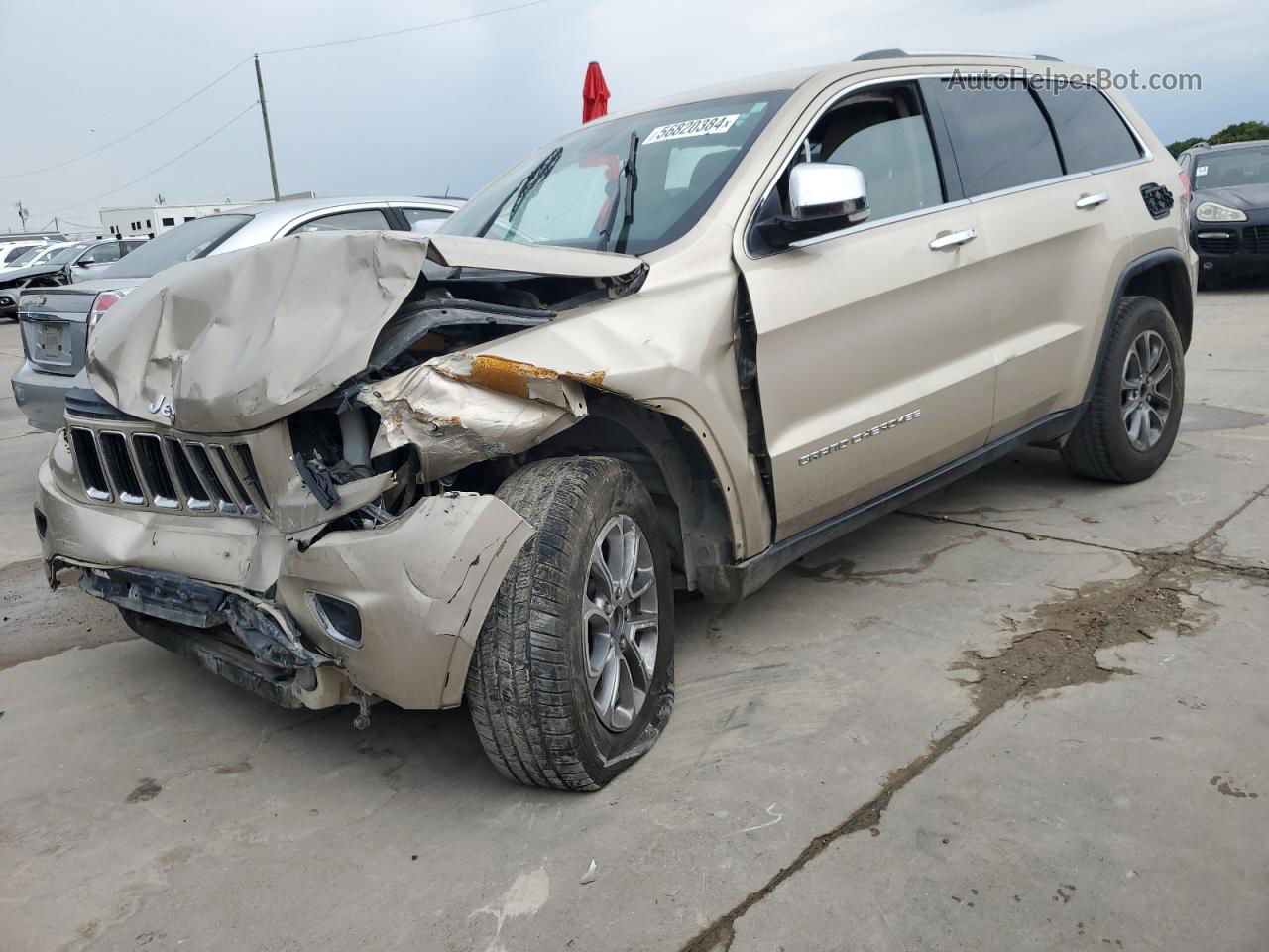 2014 Jeep Grand Cherokee Limited Золотой vin: 1C4RJEBG5EC248391