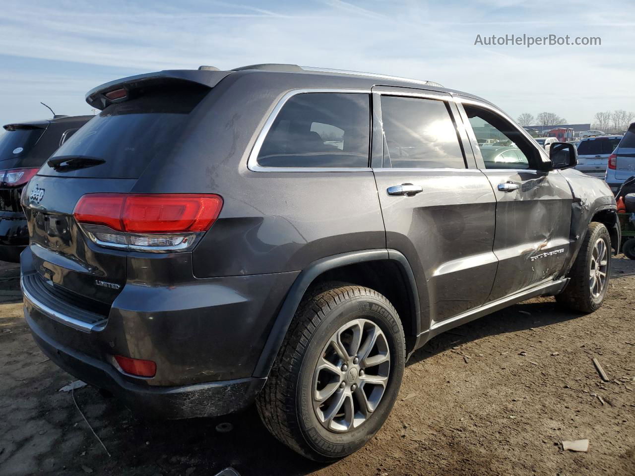 2014 Jeep Grand Cherokee Limited Gray vin: 1C4RJEBG5EC366621