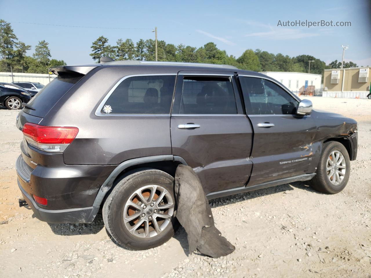 2014 Jeep Grand Cherokee Limited Серый vin: 1C4RJEBG5EC436859