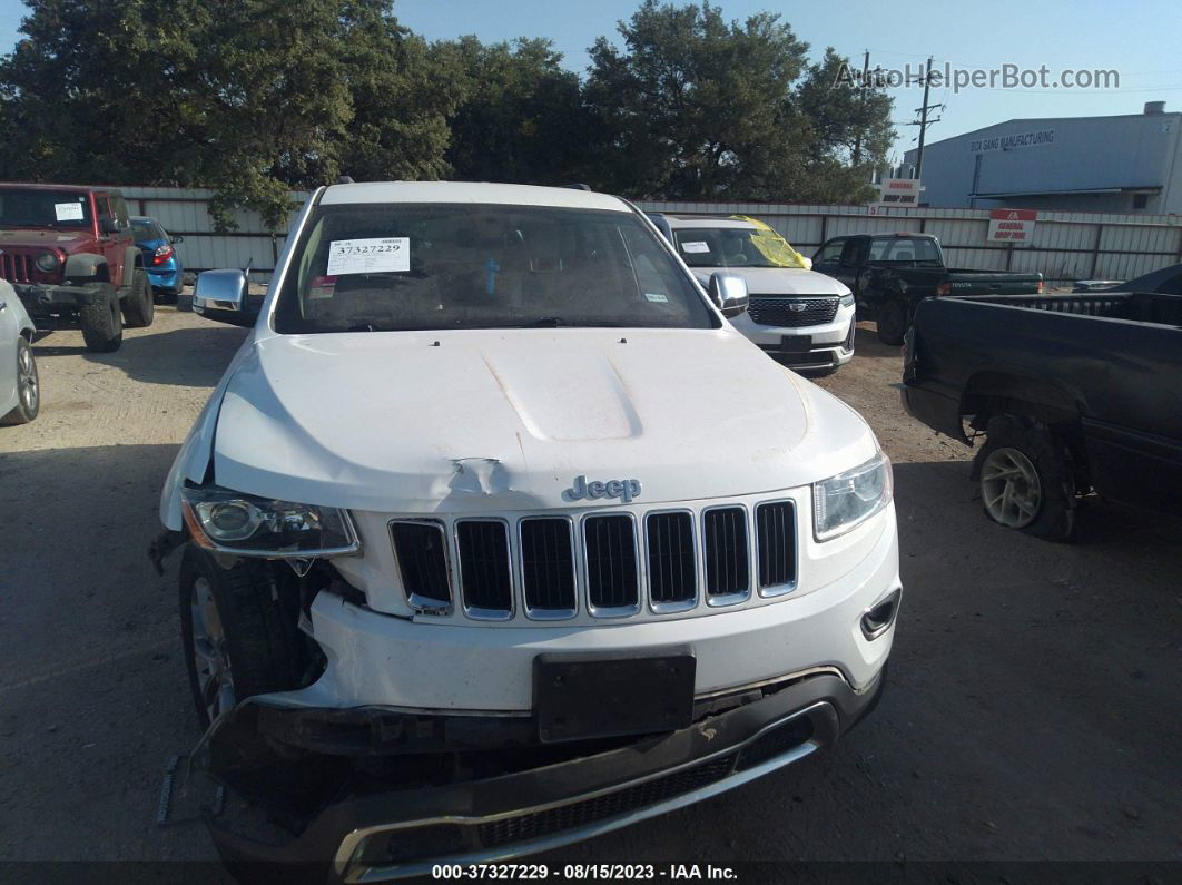 2015 Jeep Grand Cherokee Limited White vin: 1C4RJEBG5FC231141