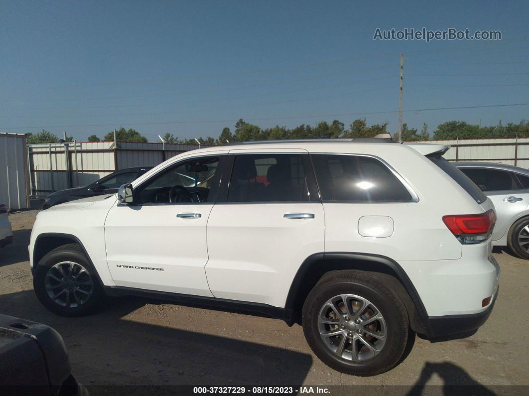 2015 Jeep Grand Cherokee Limited White vin: 1C4RJEBG5FC231141