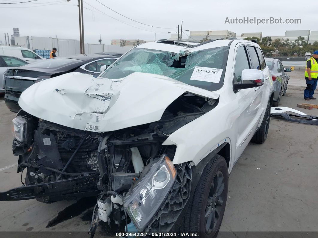 2015 Jeep Grand Cherokee Limited White vin: 1C4RJEBG5FC915087