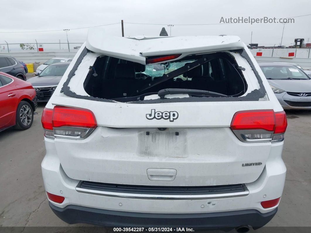 2015 Jeep Grand Cherokee Limited White vin: 1C4RJEBG5FC915087