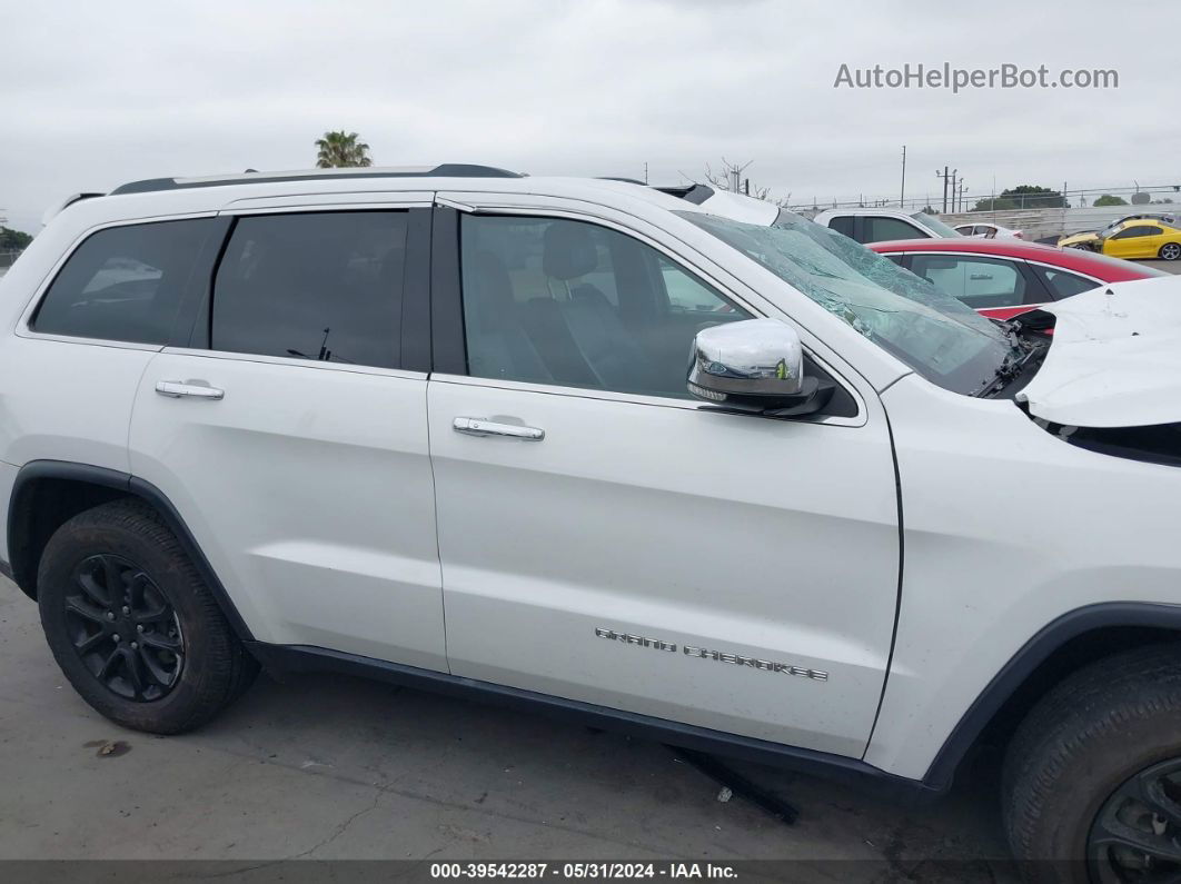 2015 Jeep Grand Cherokee Limited White vin: 1C4RJEBG5FC915087