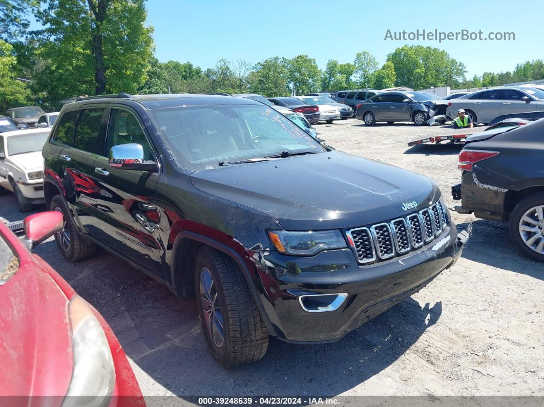 2017 Jeep Grand Cherokee Limited 4x2 Black vin: 1C4RJEBG5HC765601