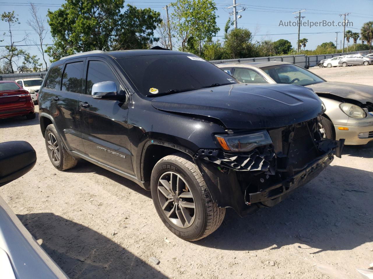 2019 Jeep Grand Cherokee Limited Black vin: 1C4RJEBG5KC763001