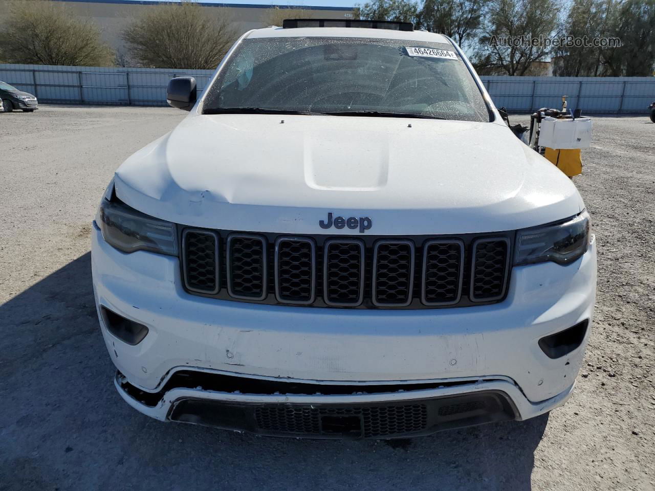 2021 Jeep Grand Cherokee Limited White vin: 1C4RJEBG5MC569975