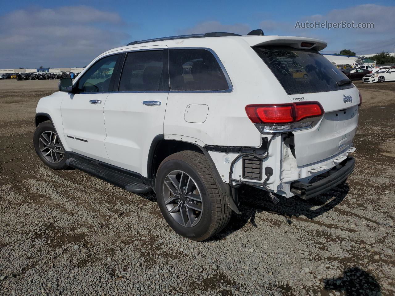 2021 Jeep Grand Cherokee Limited White vin: 1C4RJEBG5MC656677