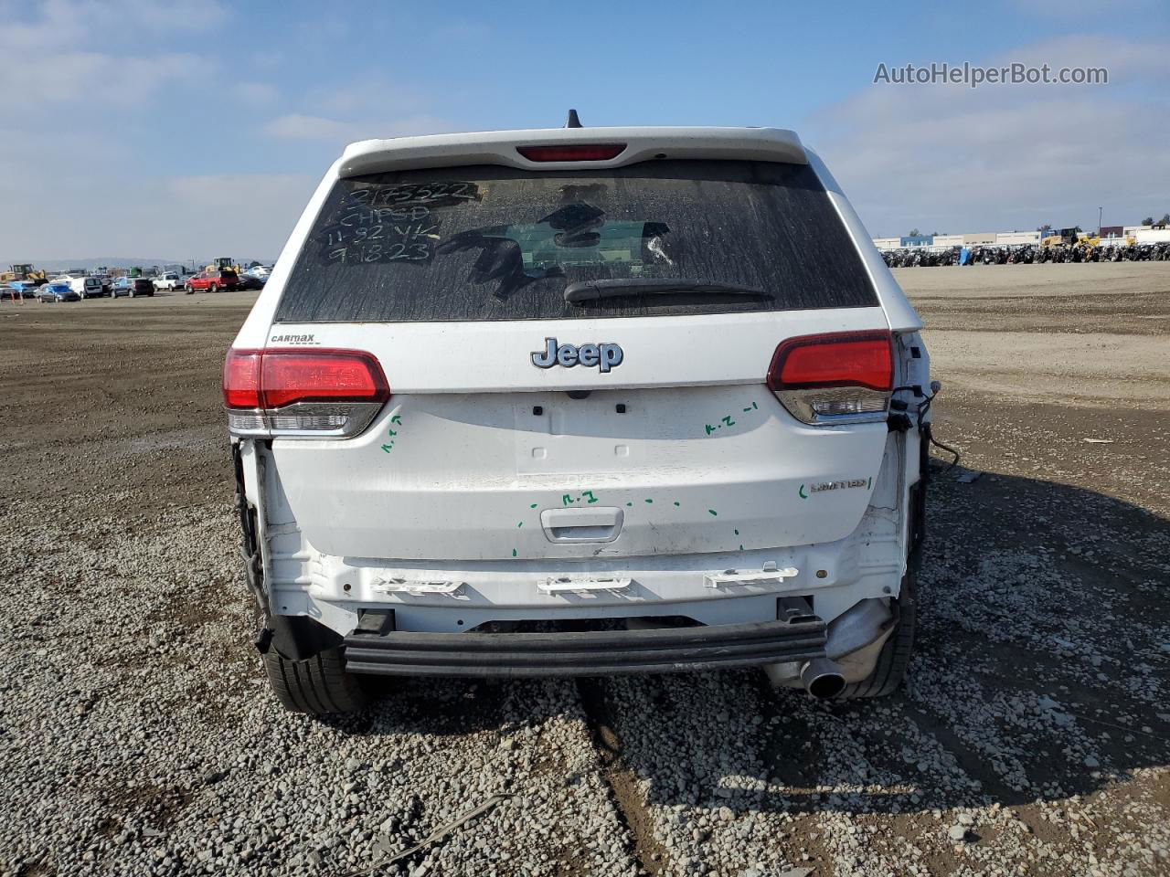 2021 Jeep Grand Cherokee Limited White vin: 1C4RJEBG5MC656677